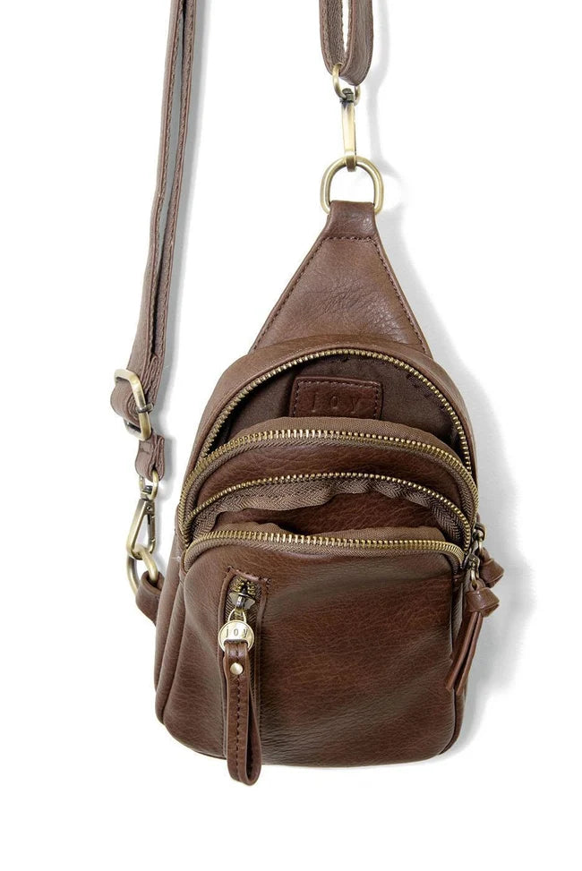 Skyler Sling Bag in Mocha