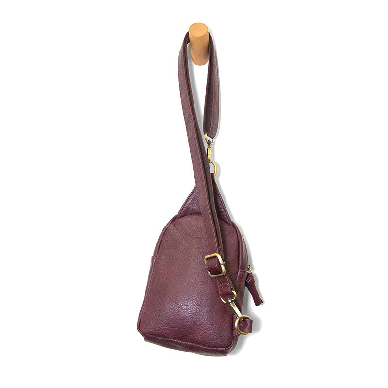 Skyler Sling Bag in Wine