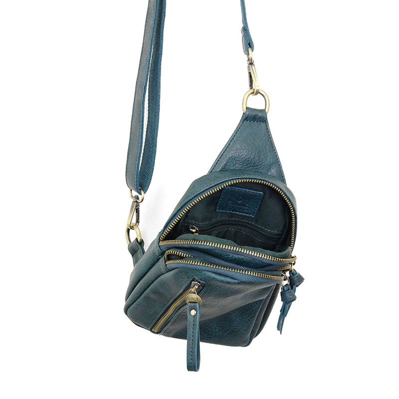 Skyler Sling Bag in Dark Teal