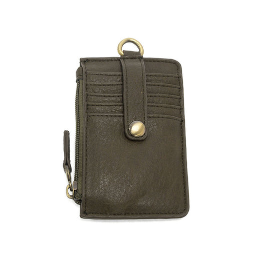 Dolly Card Wallet in Dark Moss