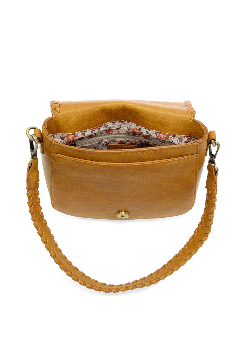 Annie Whipstitch Convertible Crossbody in Whiskey