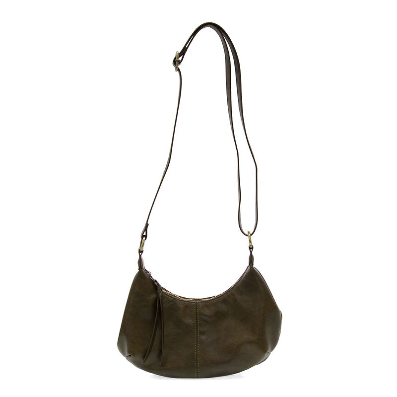Giselle Mini Hobo Bag in Moss