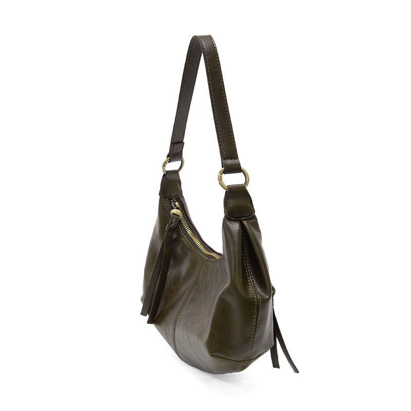 Giselle Mini Hobo Bag in Moss