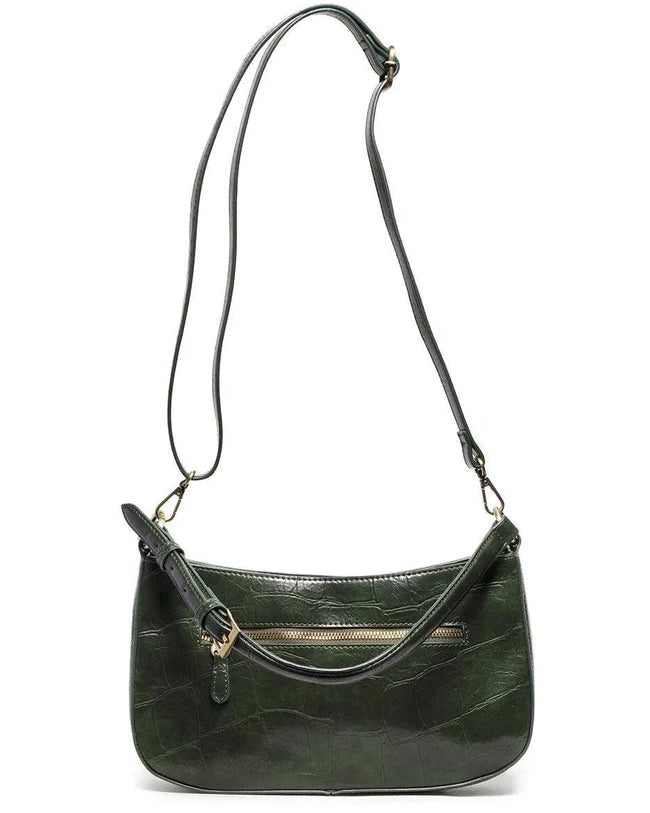 Erin Shoulder Bag in Bottle Green
