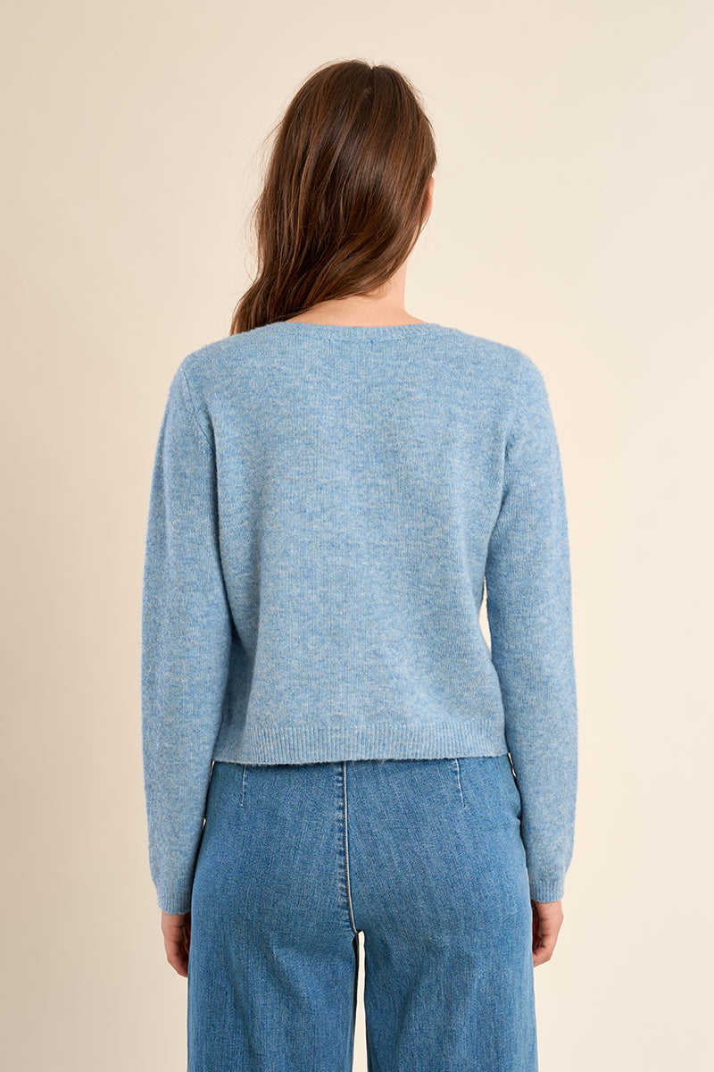 Super Soft Classic Cardigan in Blue