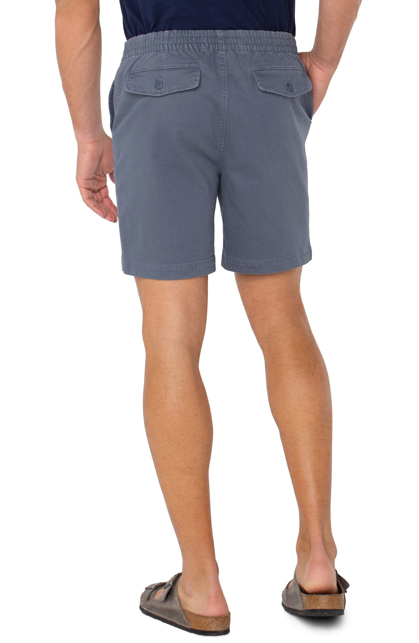 Drawstring Shorts in Indigo | Liverpool