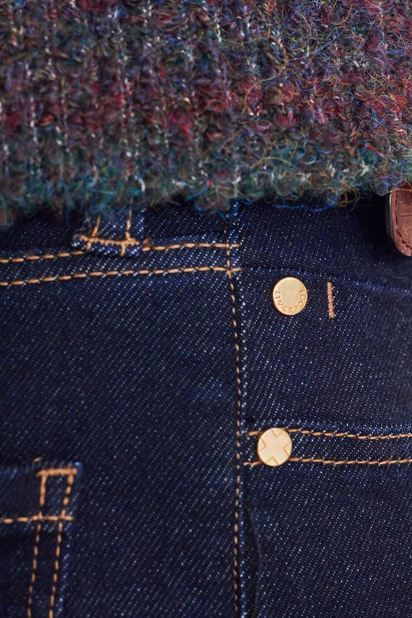 Morgan Cuffed Wide Leg in Indigo | Liverpool