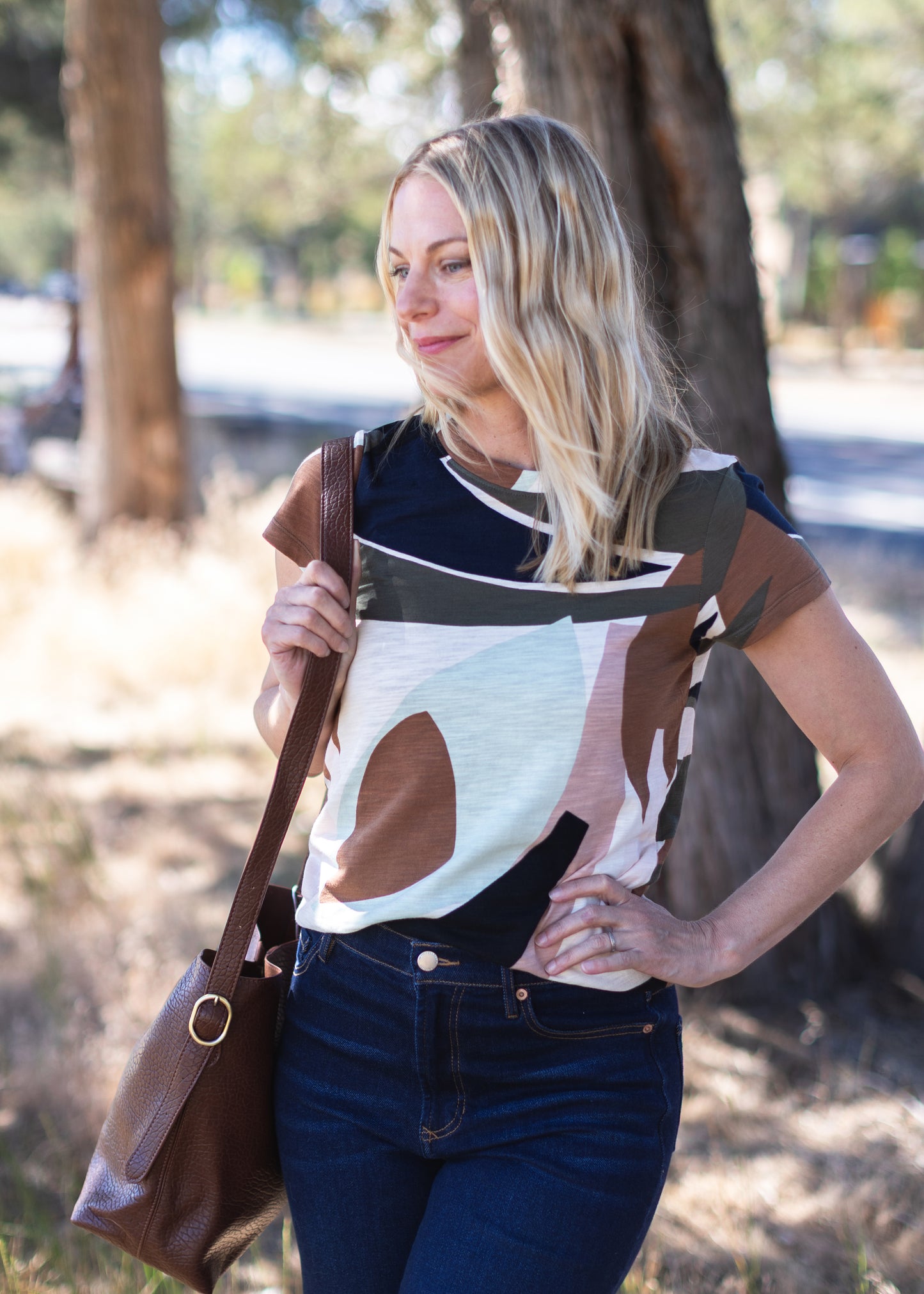 The Perfect Tee in Chomatique Print | Sanctuary