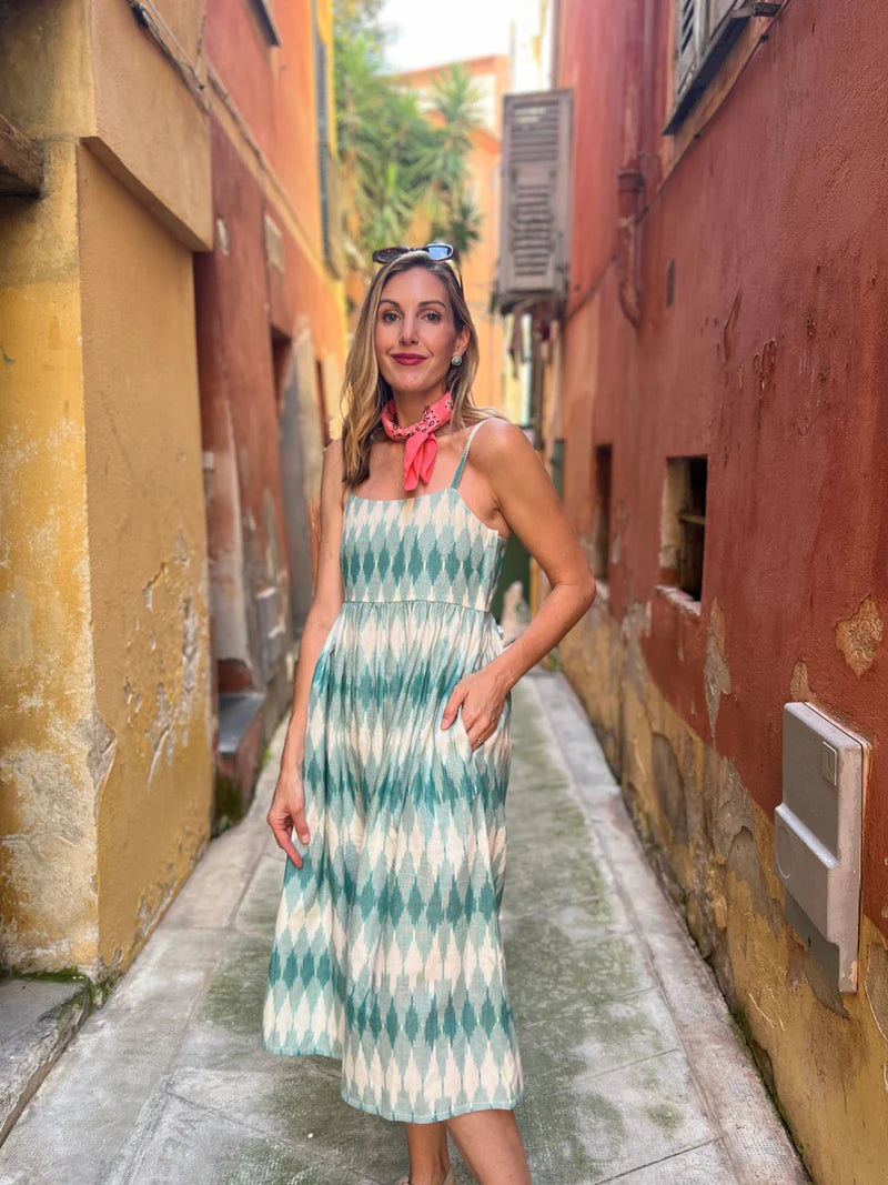 Sofia Dress in Teal | Mata Traders