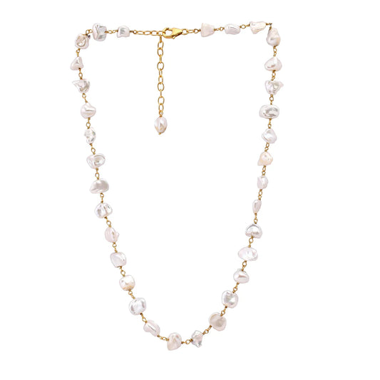 Keshi Pearl Necklace | Manjusha