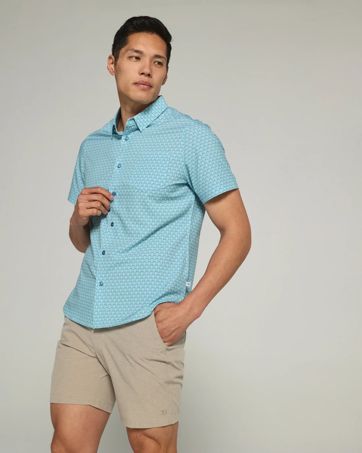 Layne Shirt in Mint | 7Diamonds