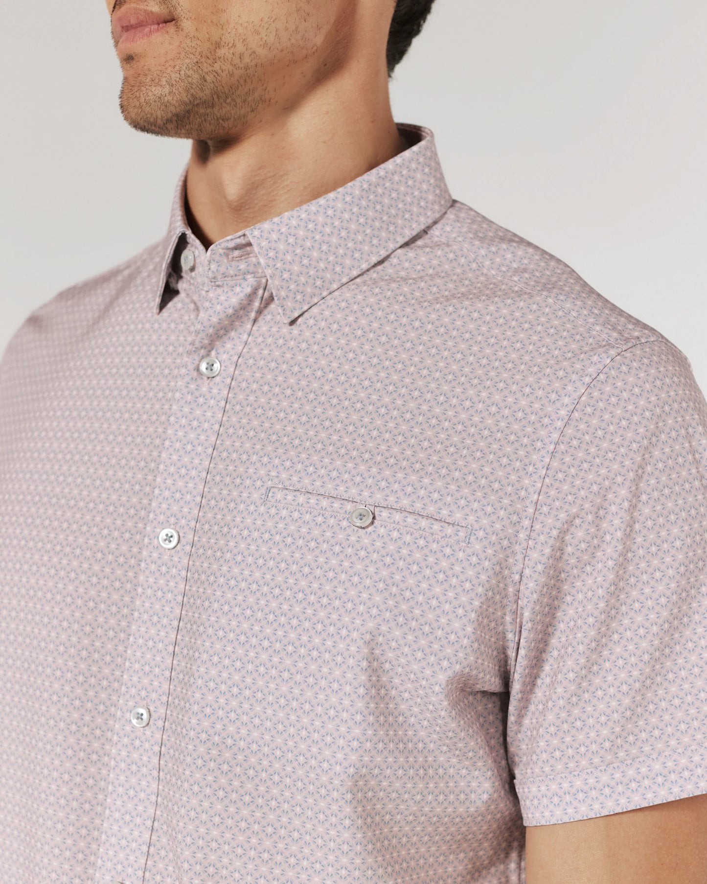 Leroy Shirt in Rose | 7Diamonds