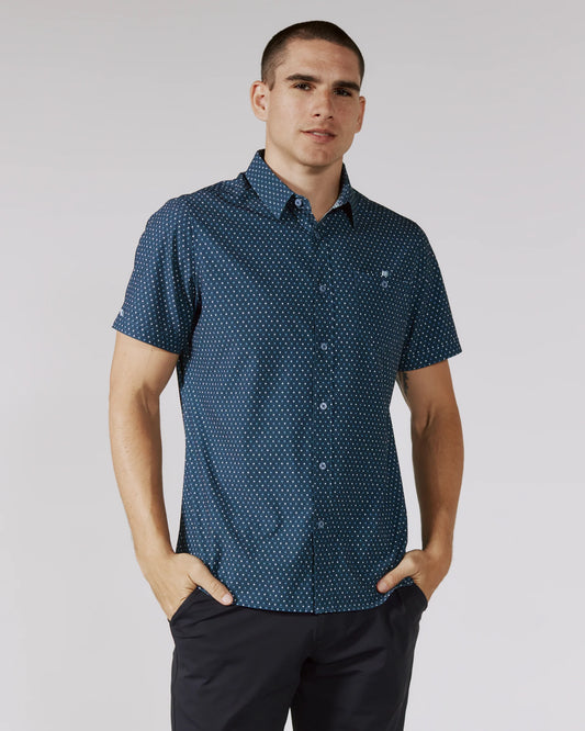 Montague Shirt in Navy | 7Diamonds