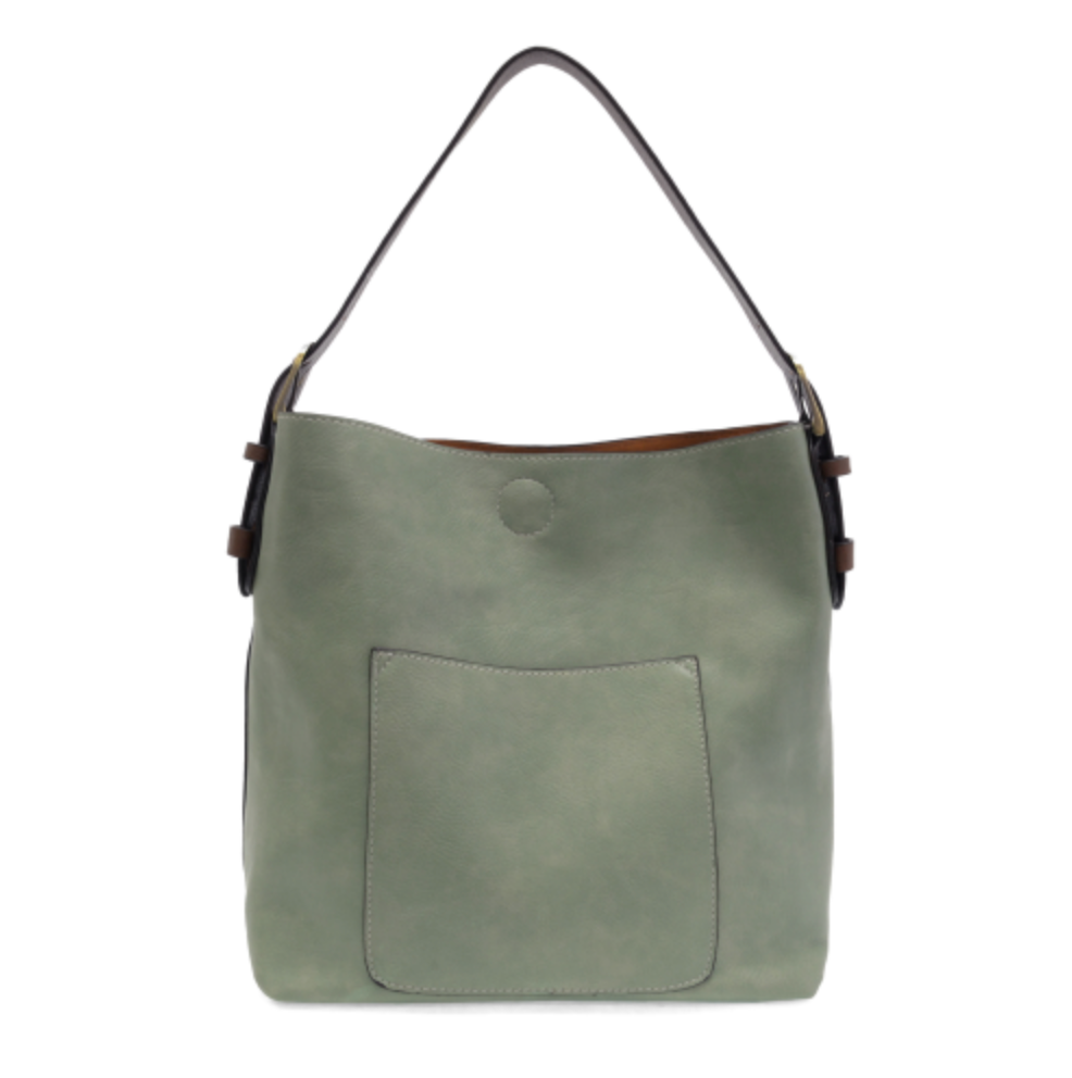 Hobo Handle Handbag in Dusty Sage