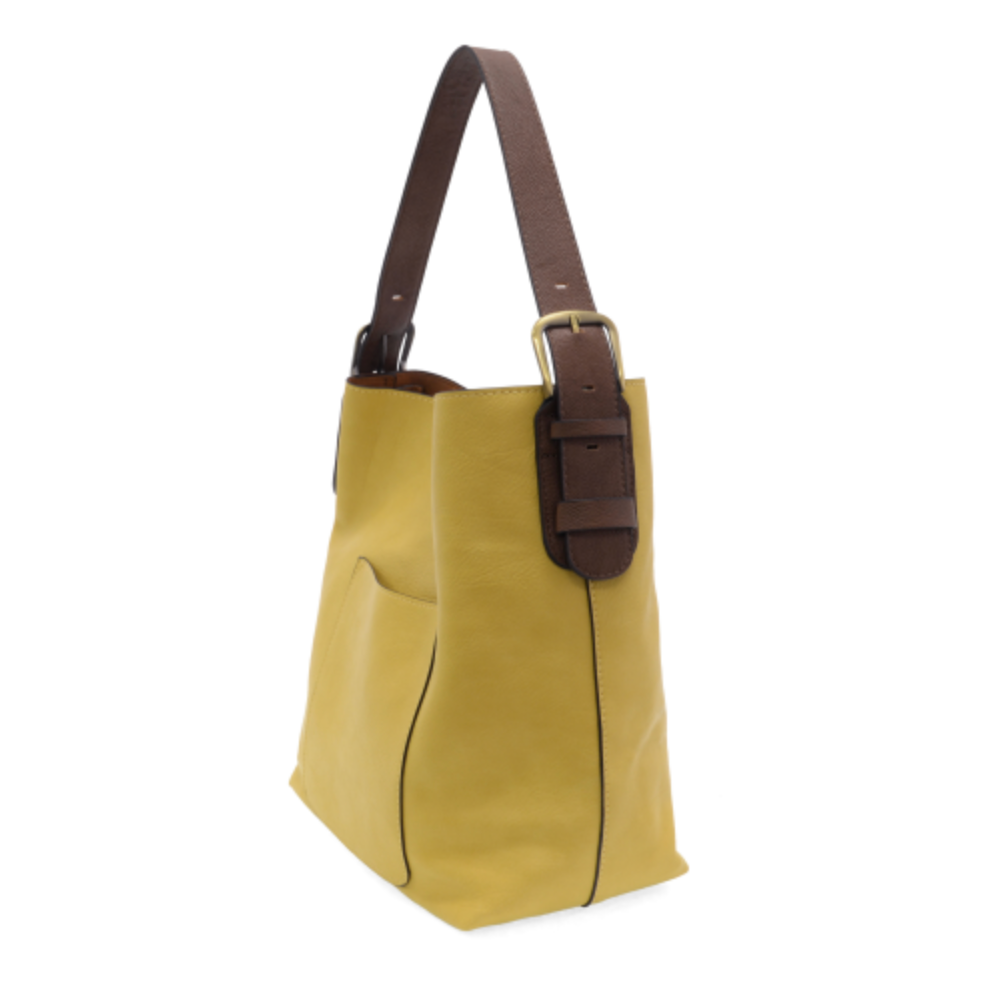 Hobo Handle Handbag in Laguna Yellow