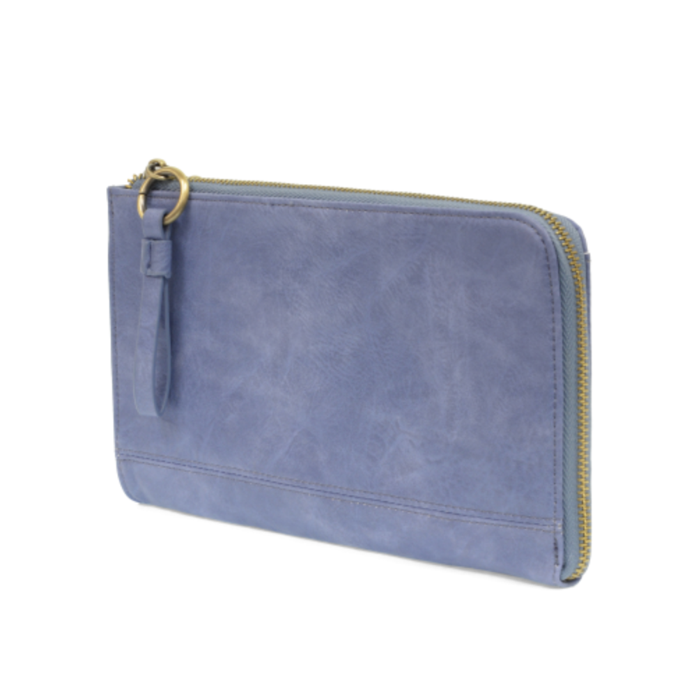 Karina Wristlet in Peri Blue