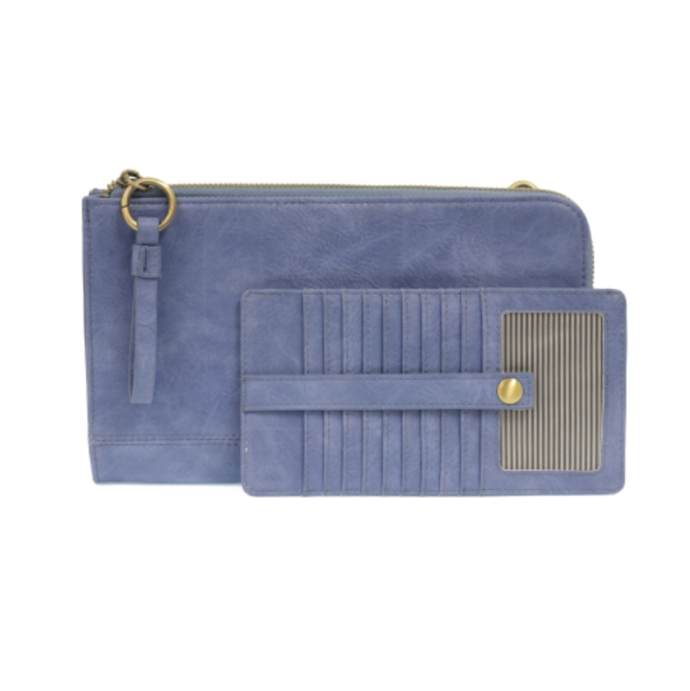 Karina Wristlet in Peri Blue