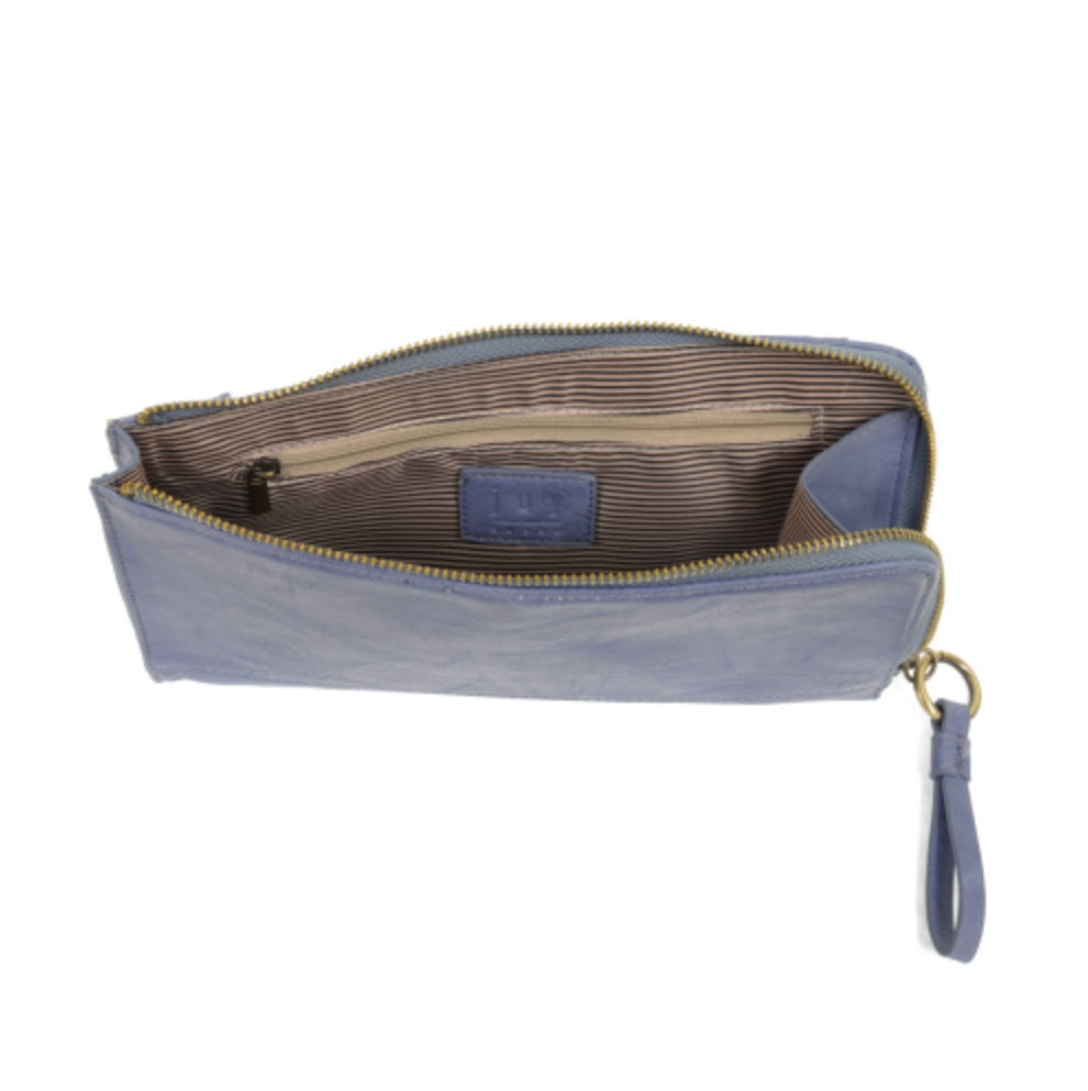 Karina Wristlet in Peri Blue