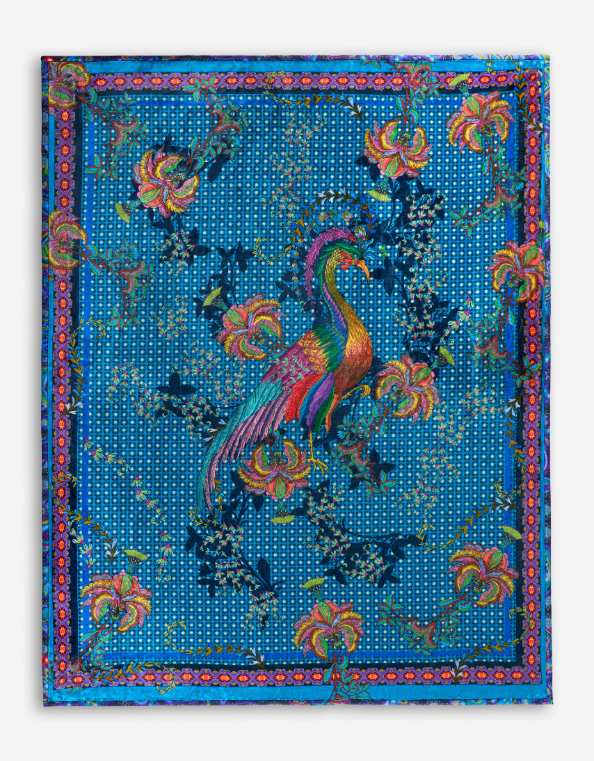 Travel Blanket in Olivia Night | Johnny Was