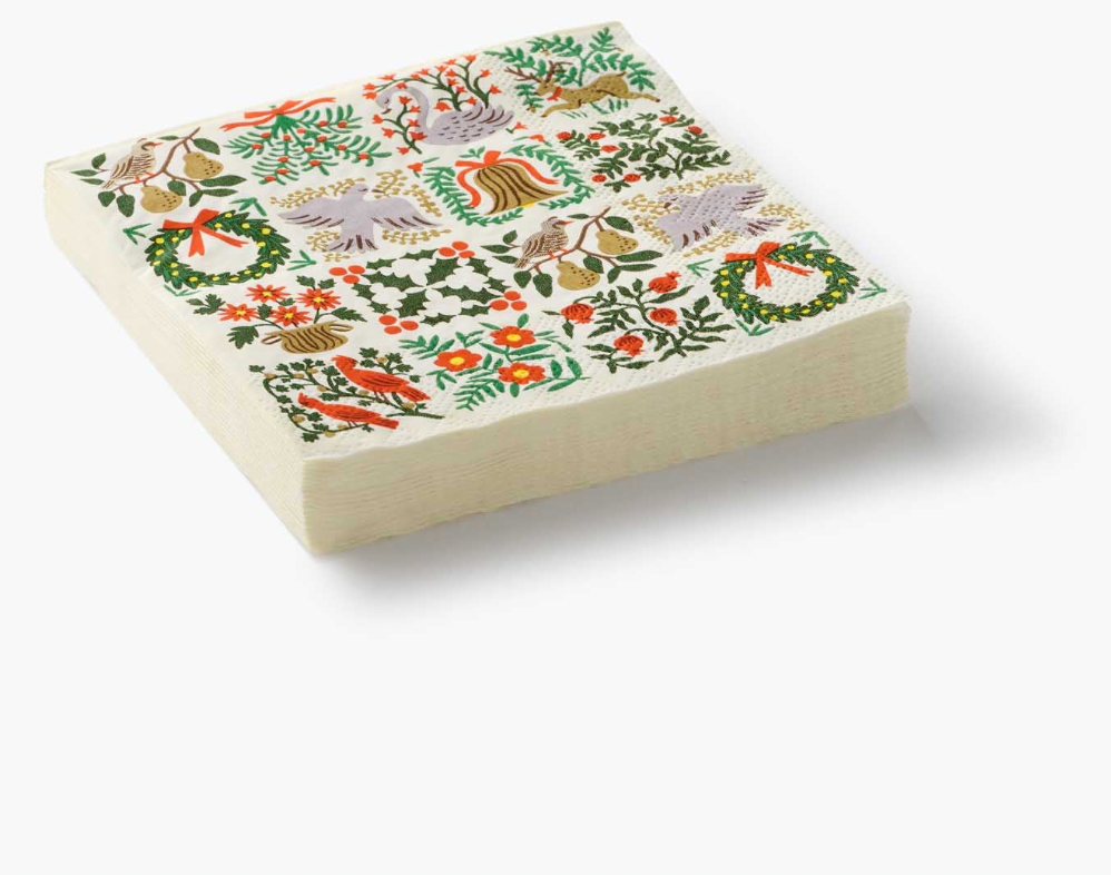 Christmastide Cocktail Napkins