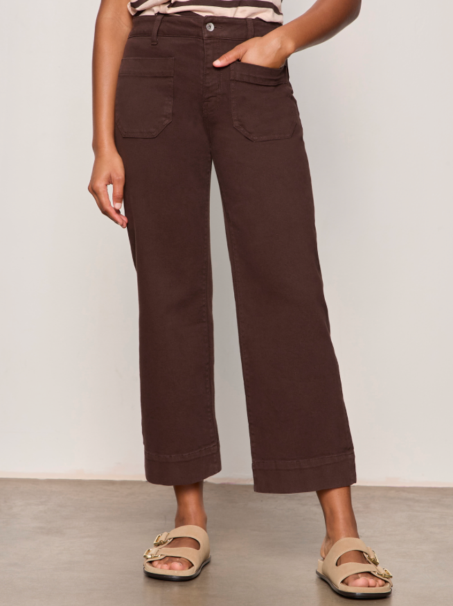Marine Crop Jean in Rich Soil | Sanctuary