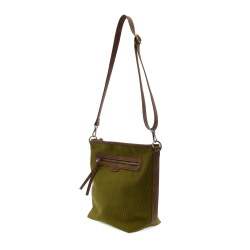 Corduroy Silas Crossbody in Olive