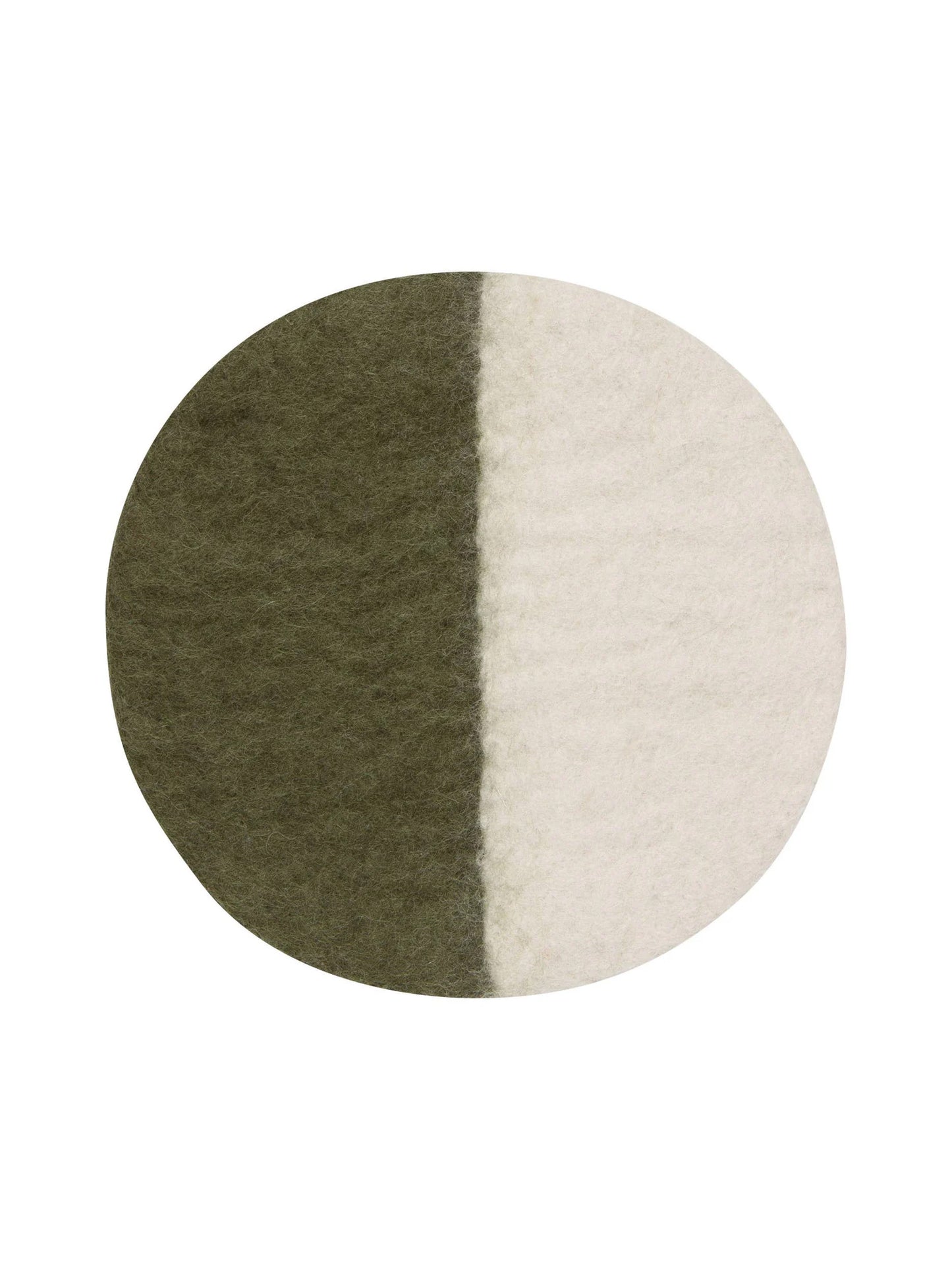 Olive Felted Wool Trivet