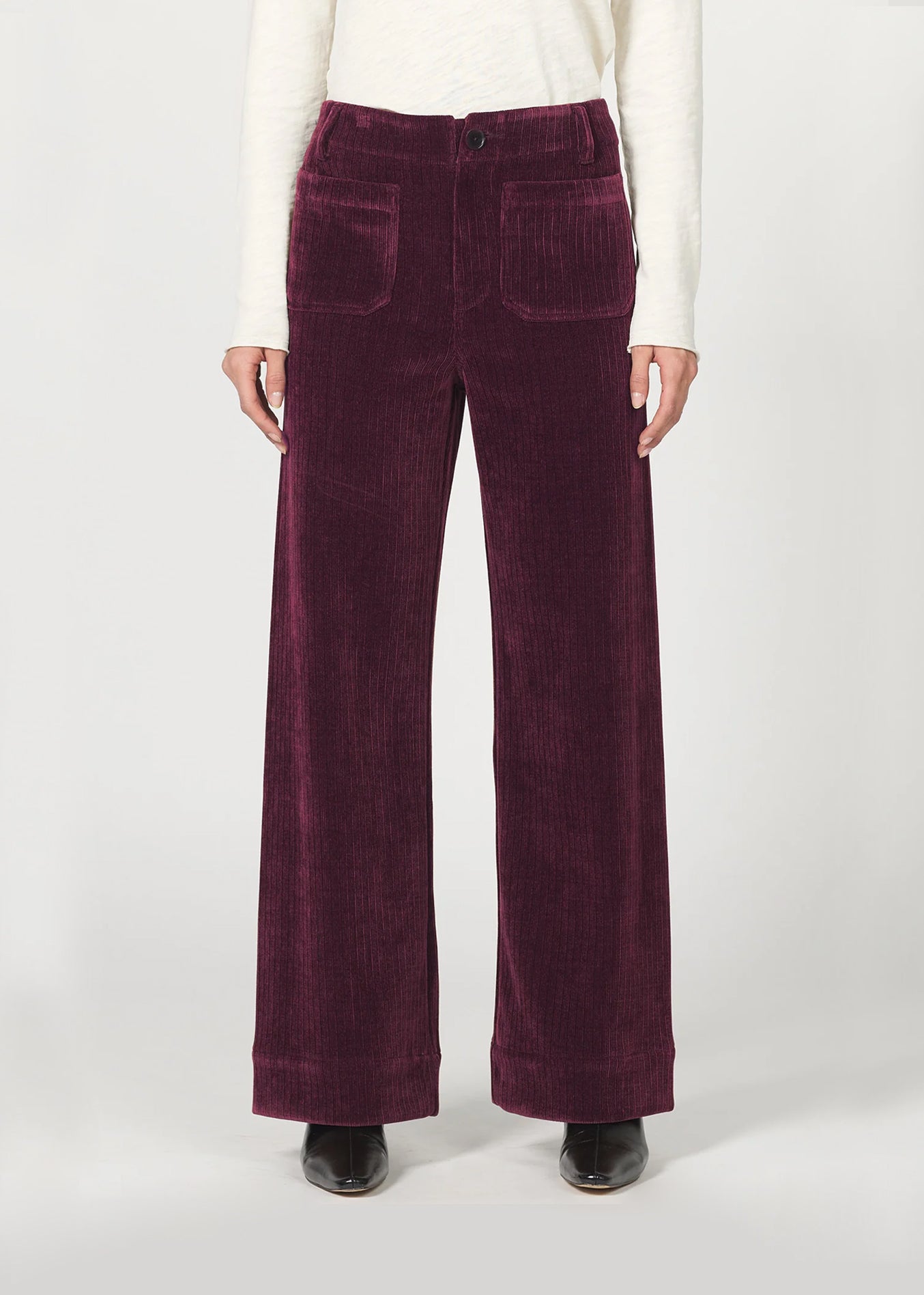 Audrey Chenille High Rise in Fig | Dear John