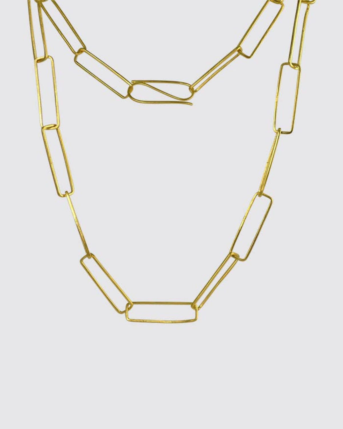 Gold Extra Long Link Chain Necklace | Jane Diaz