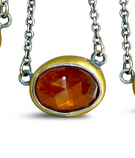 Petite Orange Kyanite Necklace | Austin Titus