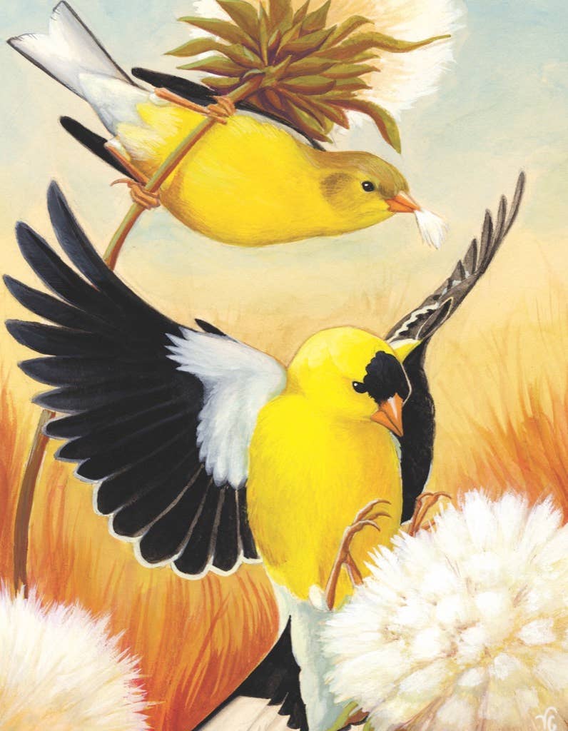American Goldfinch 100 Piece Mini Puzzle