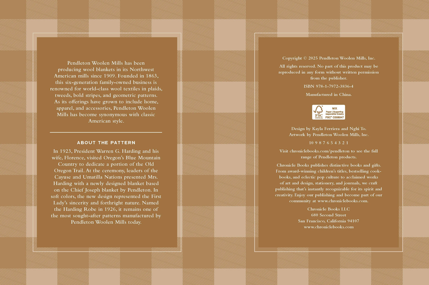 Pendleton Textured Journal