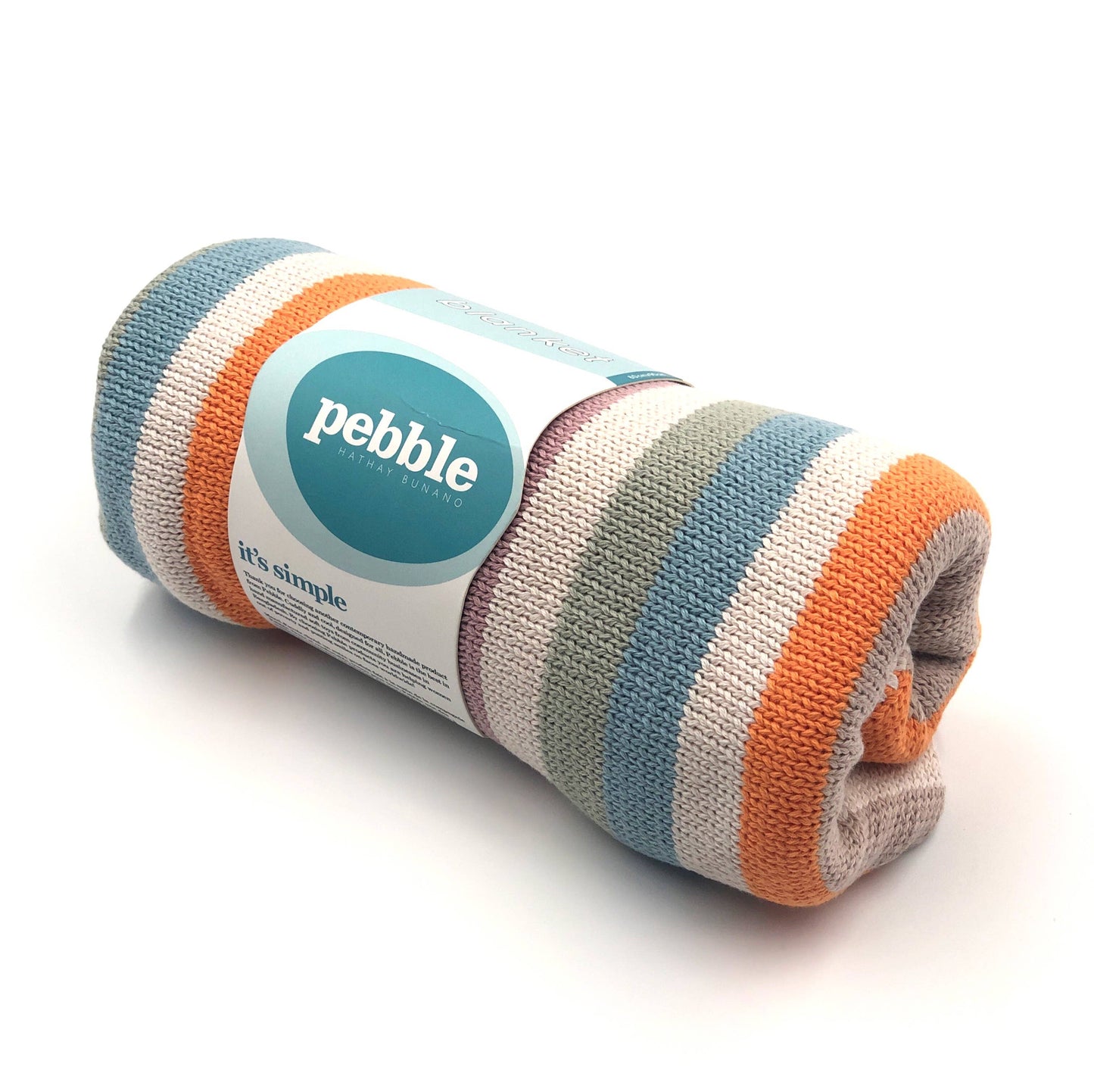 Multi Striped Baby Blanket