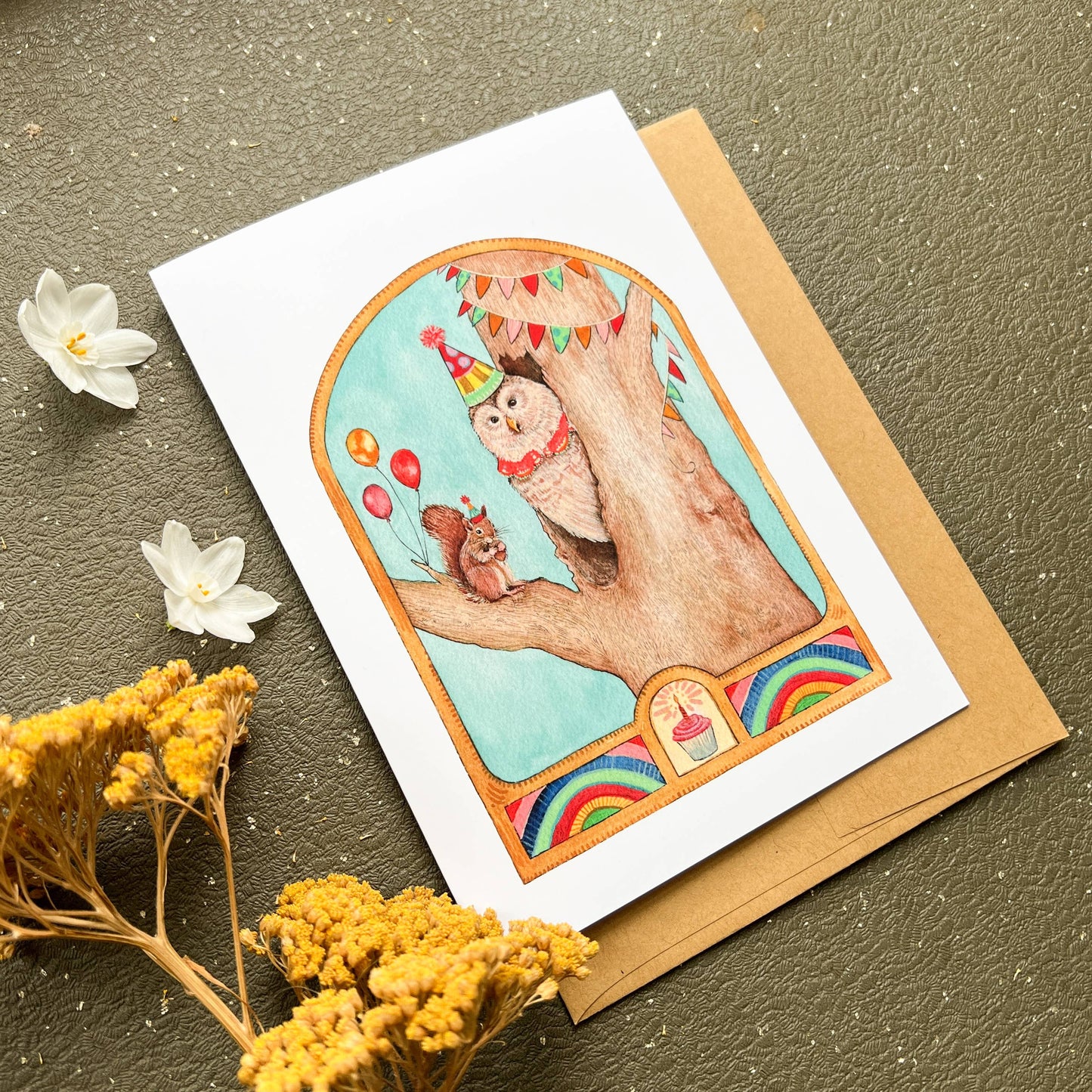 Treetop Party Card