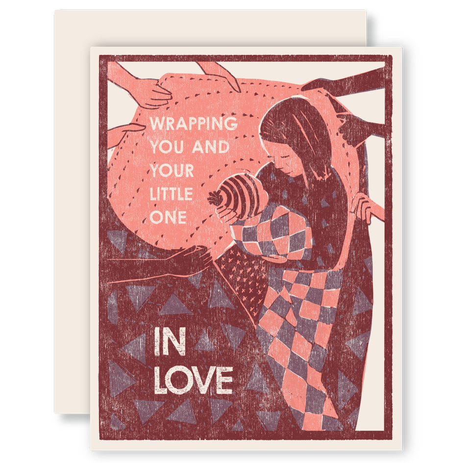 Wrapping You and Your Little One in Love Card
