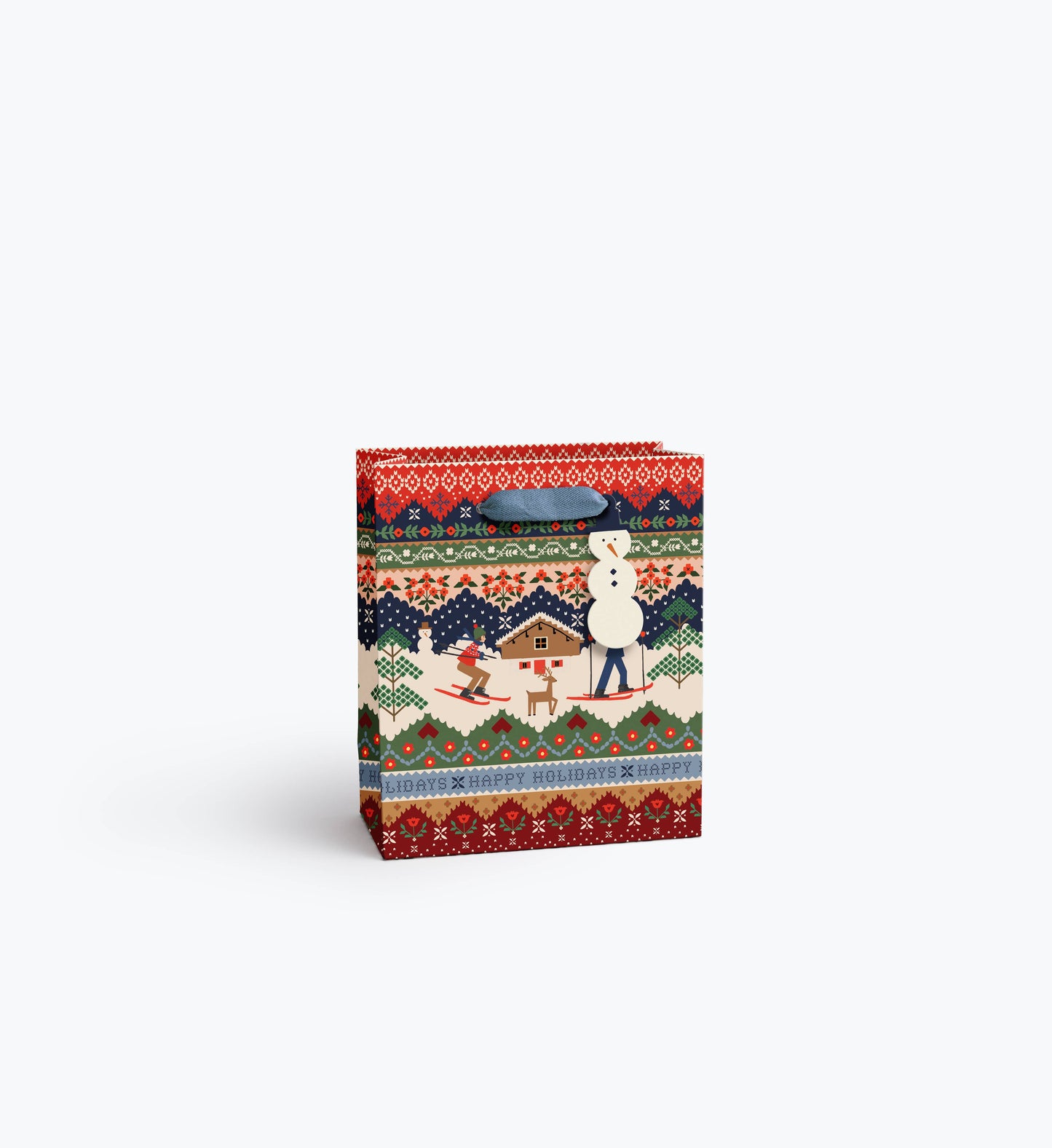 Ski Chalet Medium Gift Bag