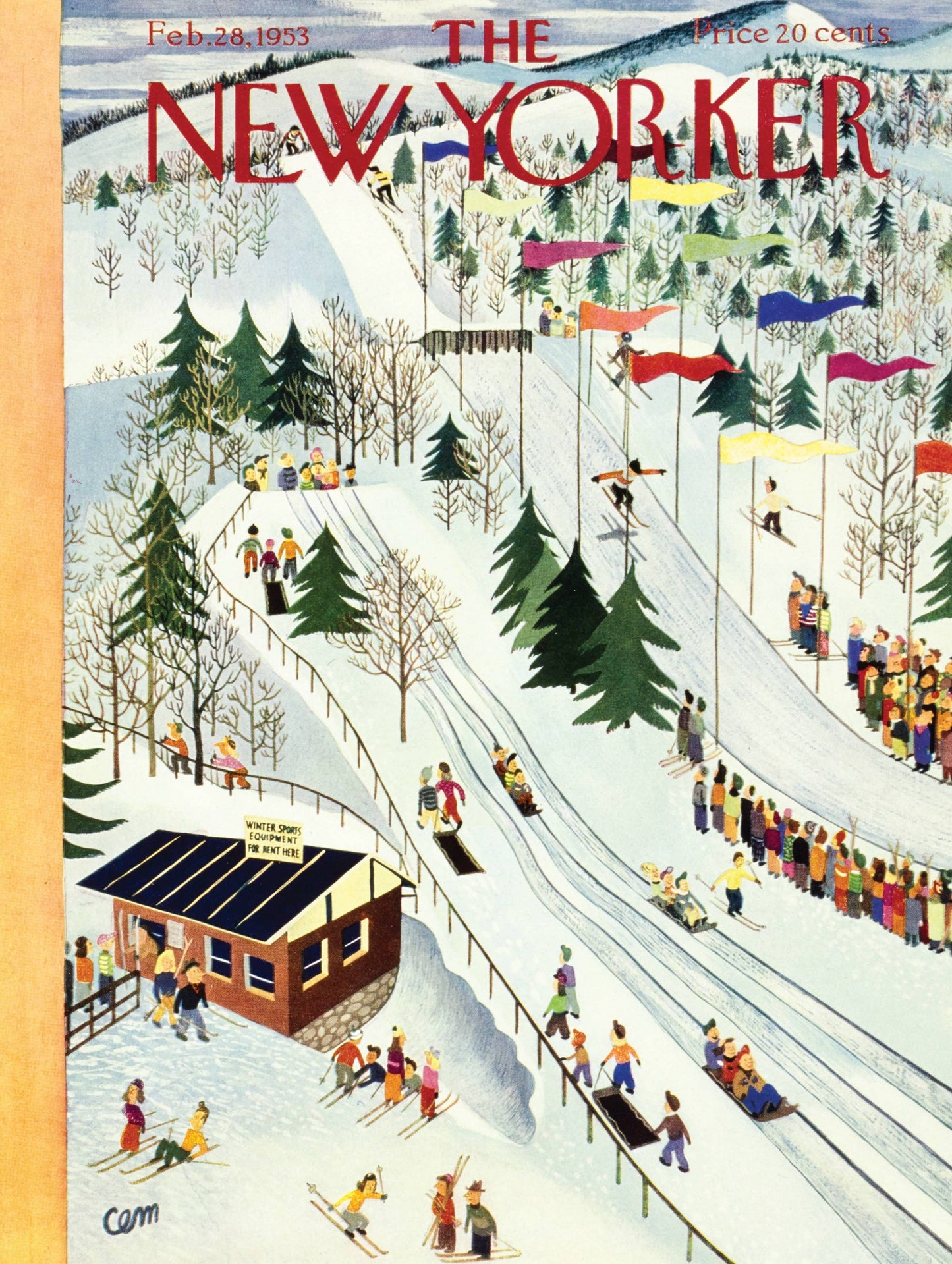 Sledding and Skiing 1000 Piece Puzzle
