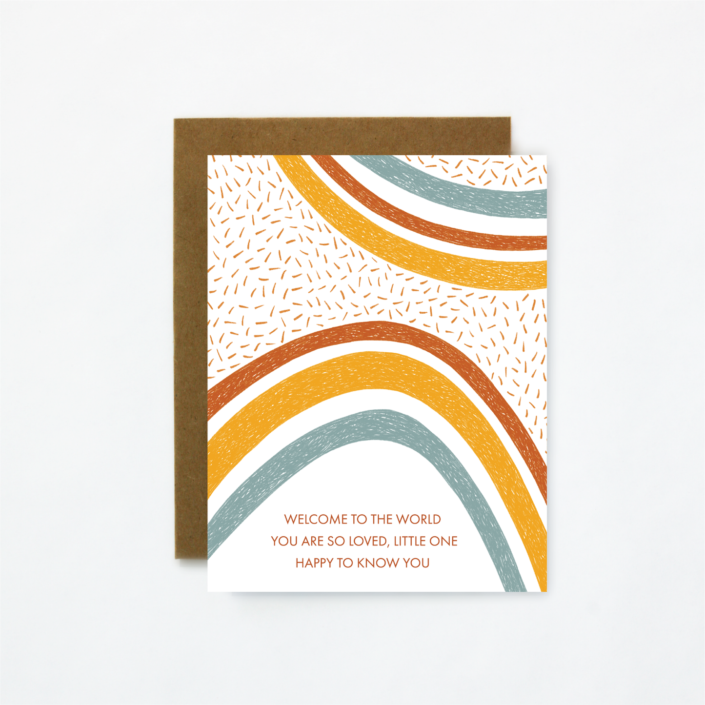 Welcome to The World Baby Card