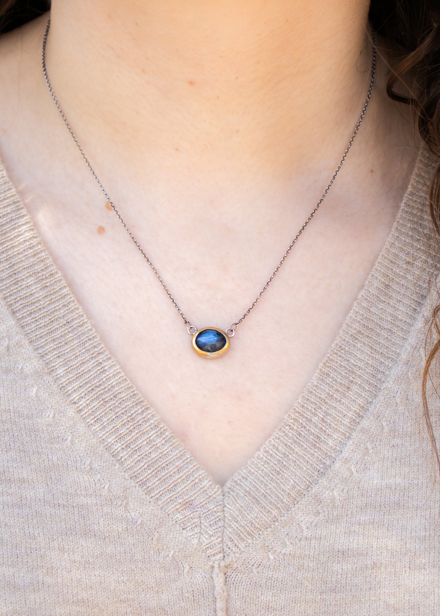 Petite Labradorite Necklace | Austin Titus