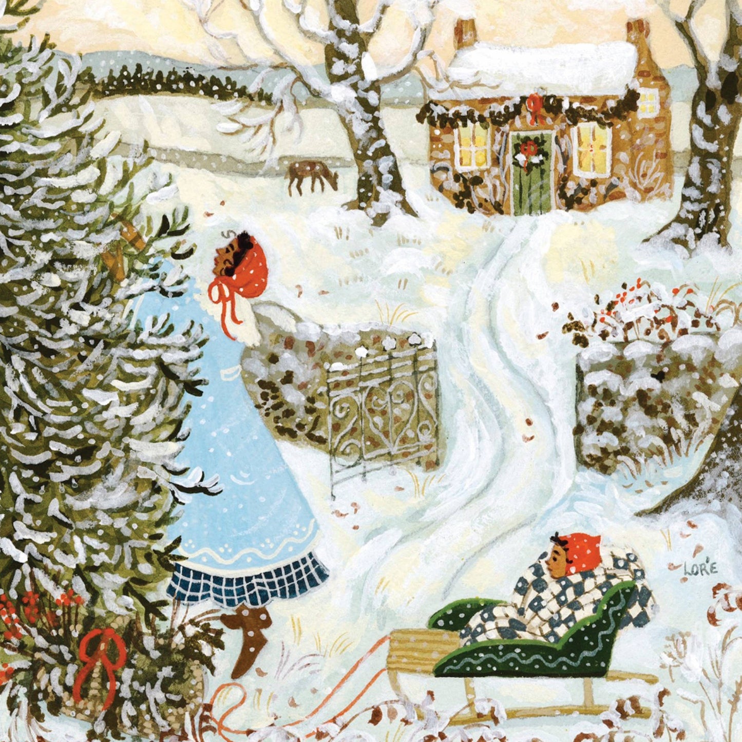 Winter Boughs 100 Piece Mini Puzzle