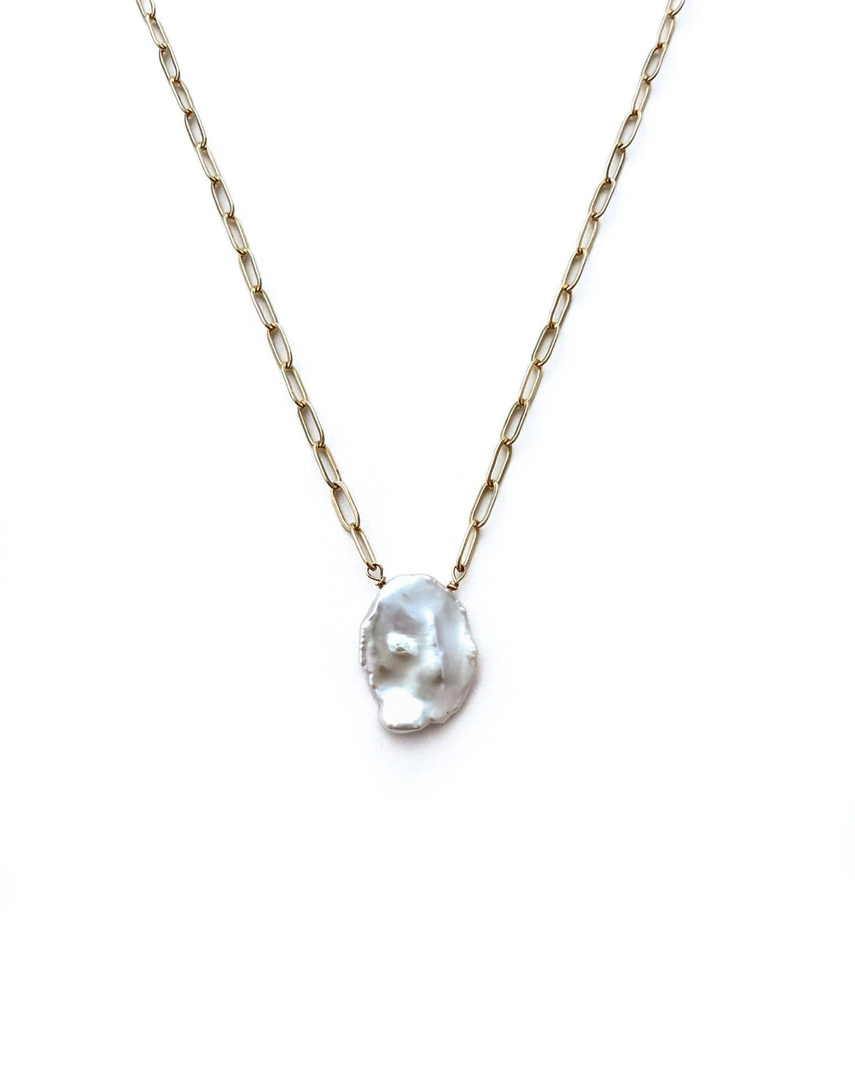Potato Chip Pearl Necklace | CLP