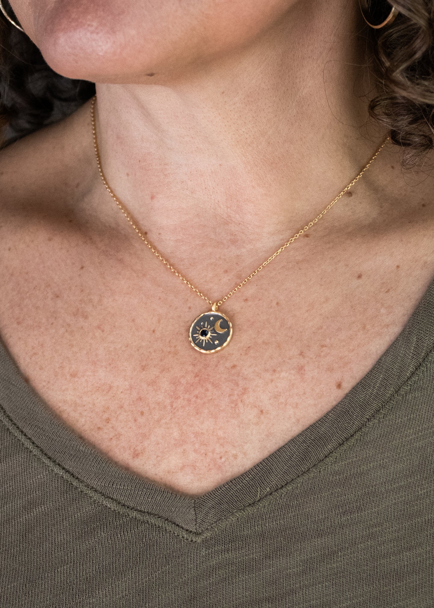 Celestial Birthstone Necklace - September | Satya