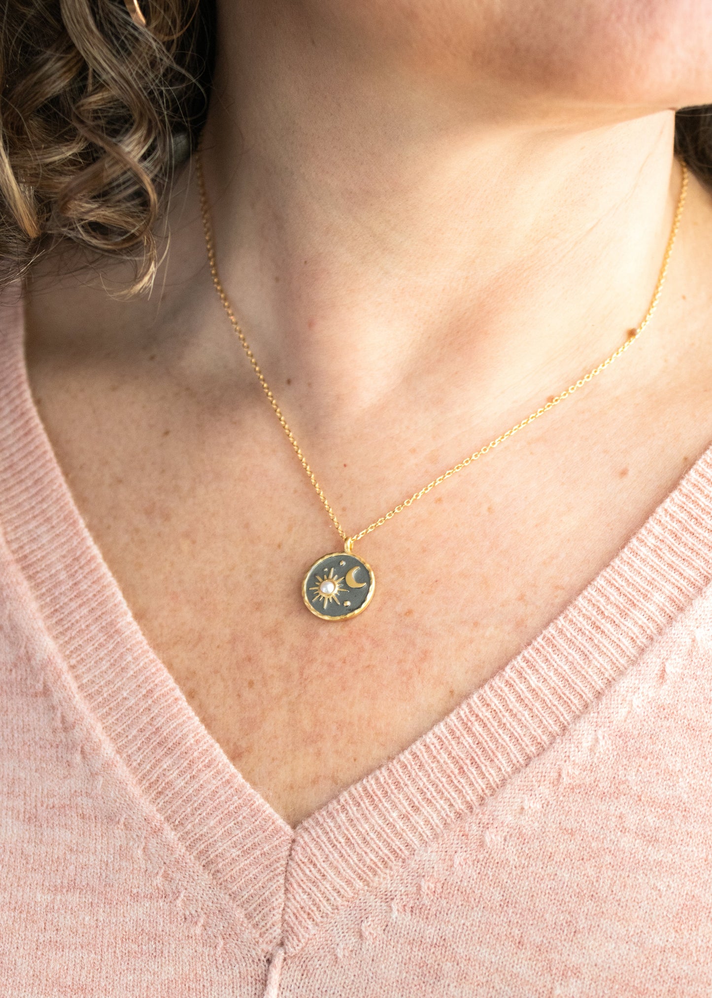 Celestial Birthstone Necklace - June | Satya