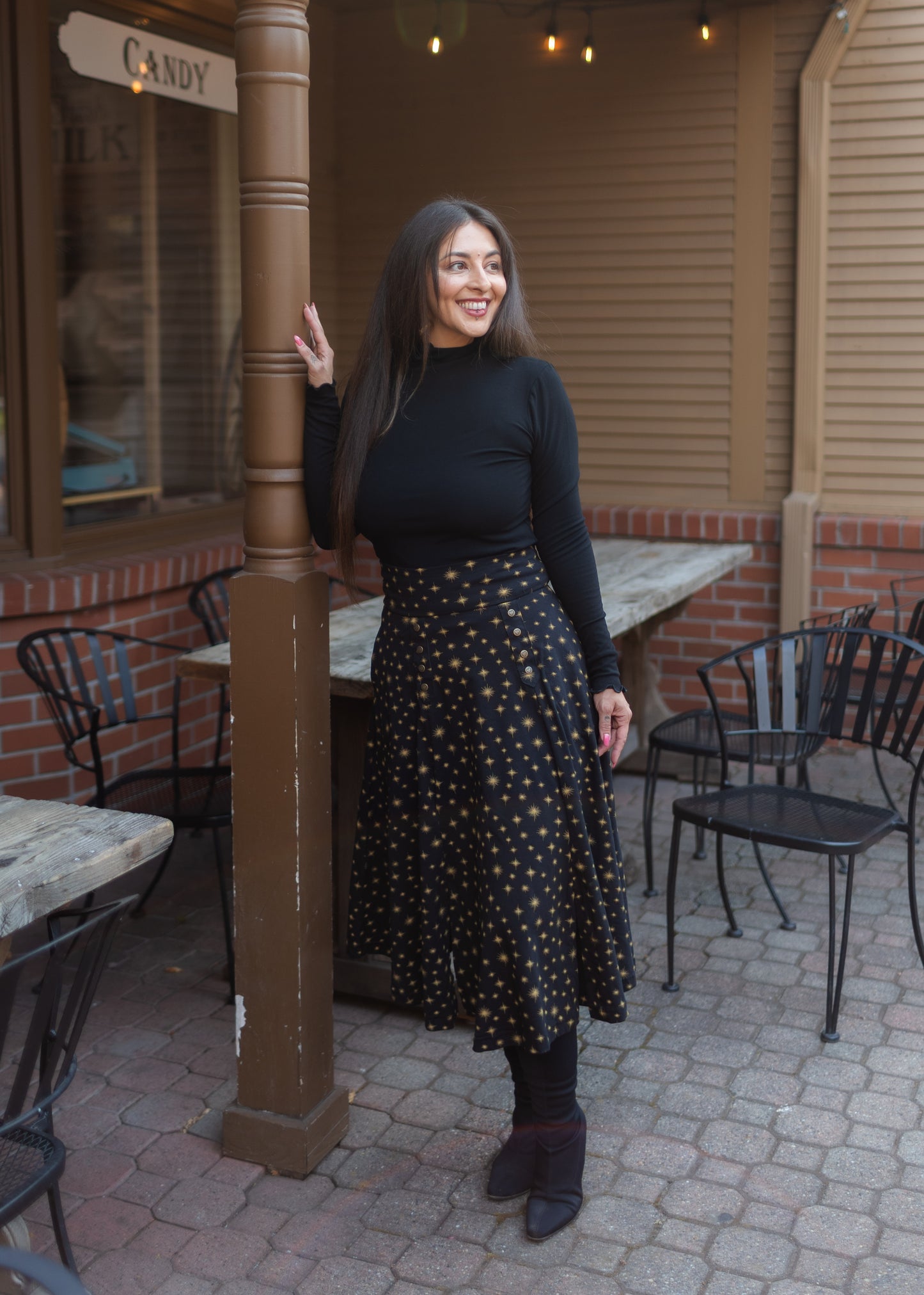 Devonport Skirt in Twinkle Print | Effie's Heart