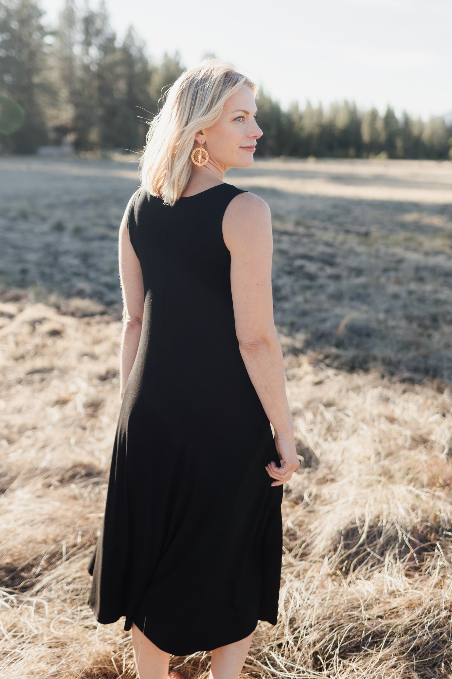 Penny Dress in Black | Salaam