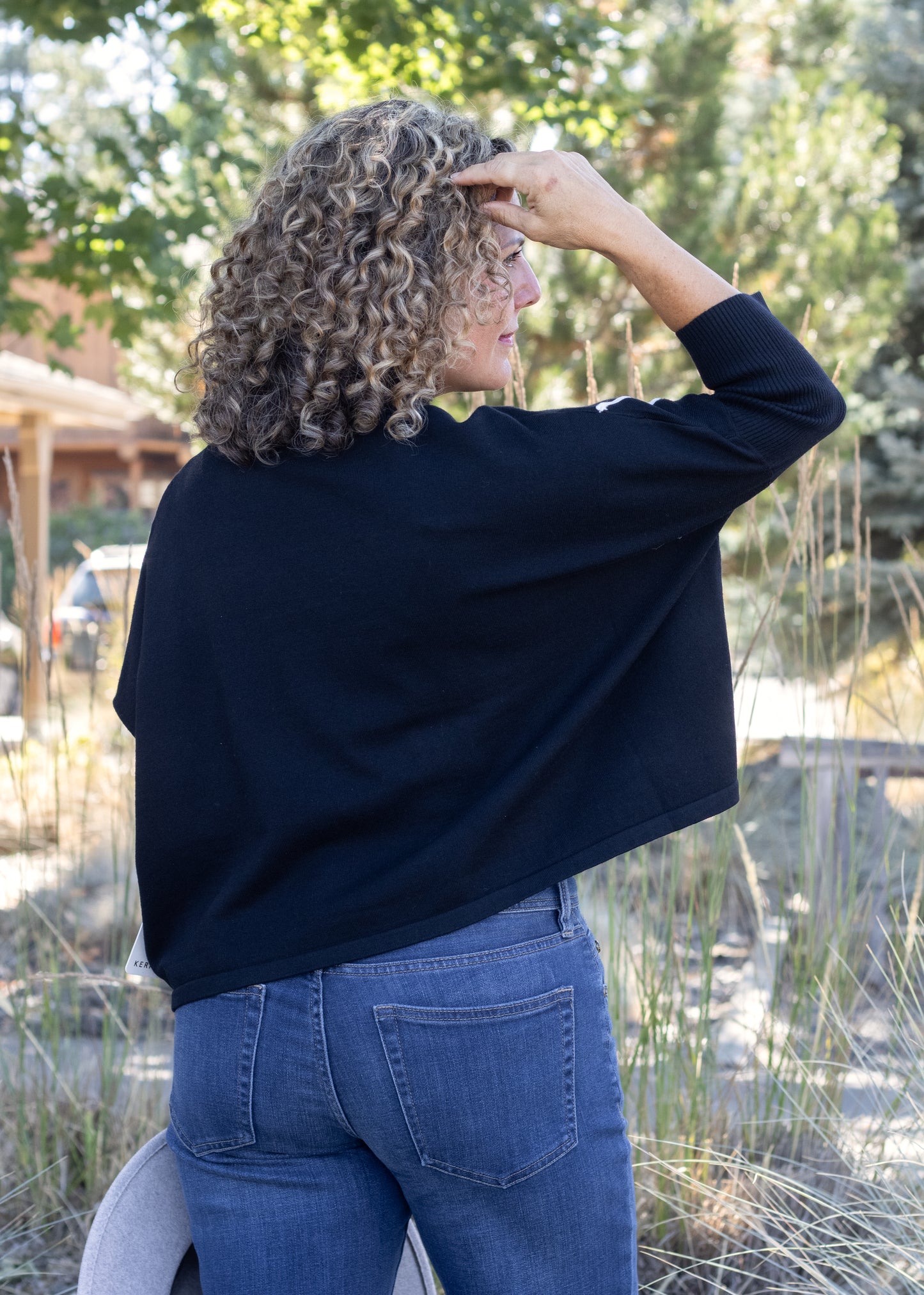 Aja Sweater in Black & White | Kerisma