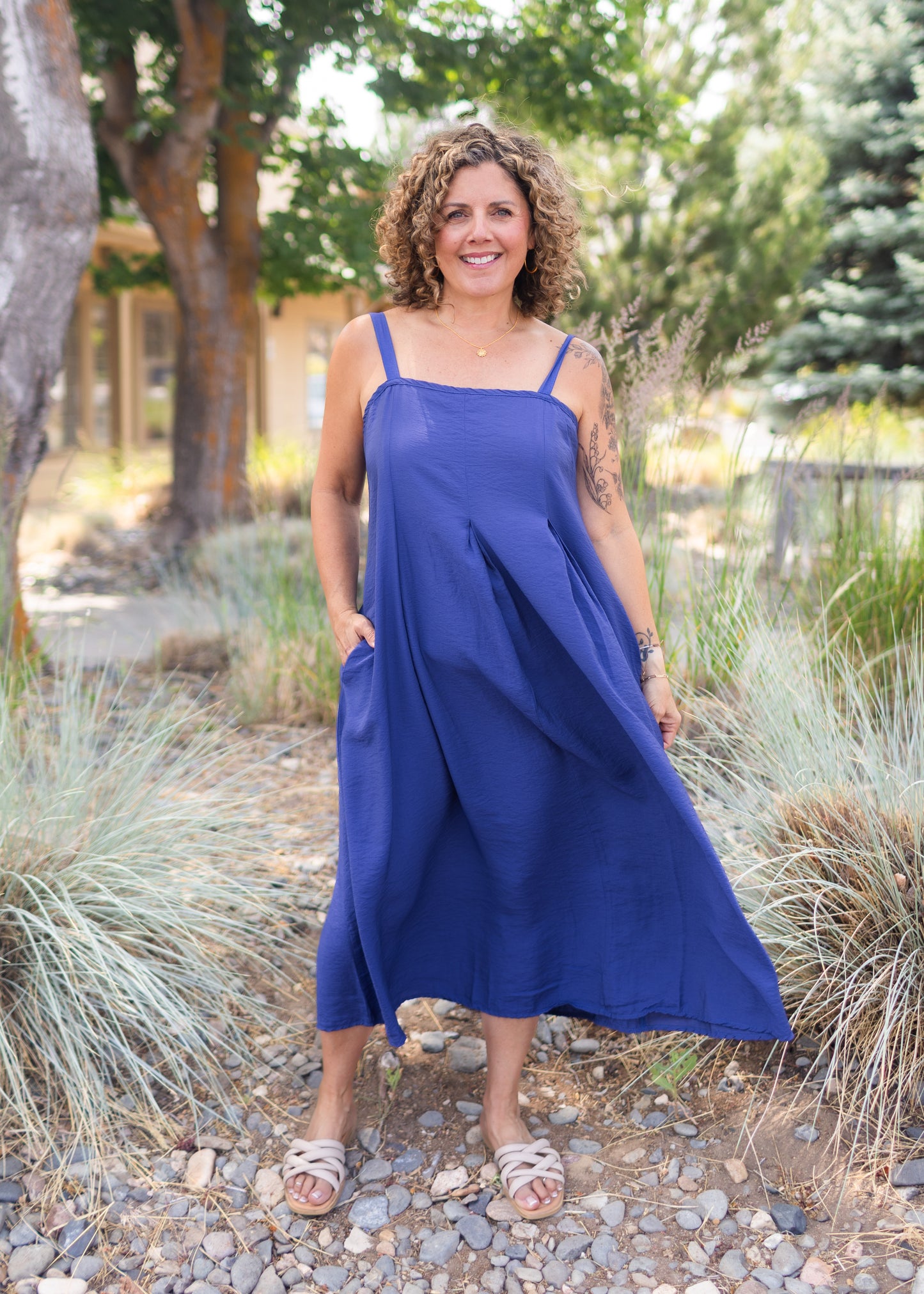 Parachute Flowy Dress in Admiralty | Cut•Loose