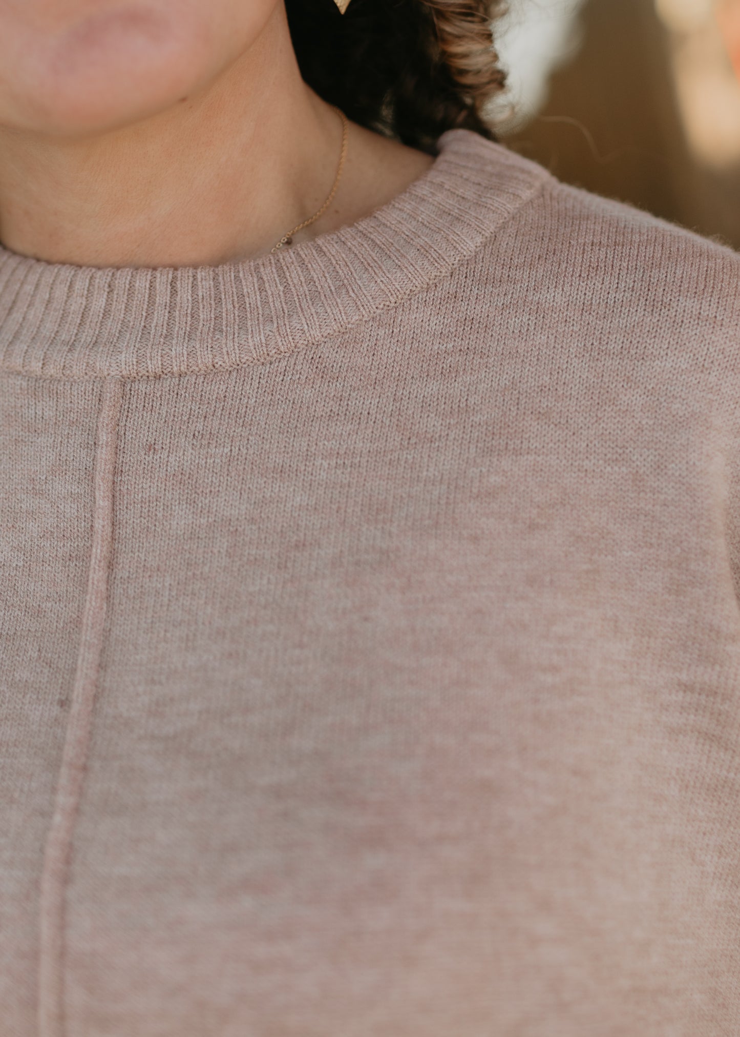 Gwyneth One Size Sweater in Camel | Kerisma