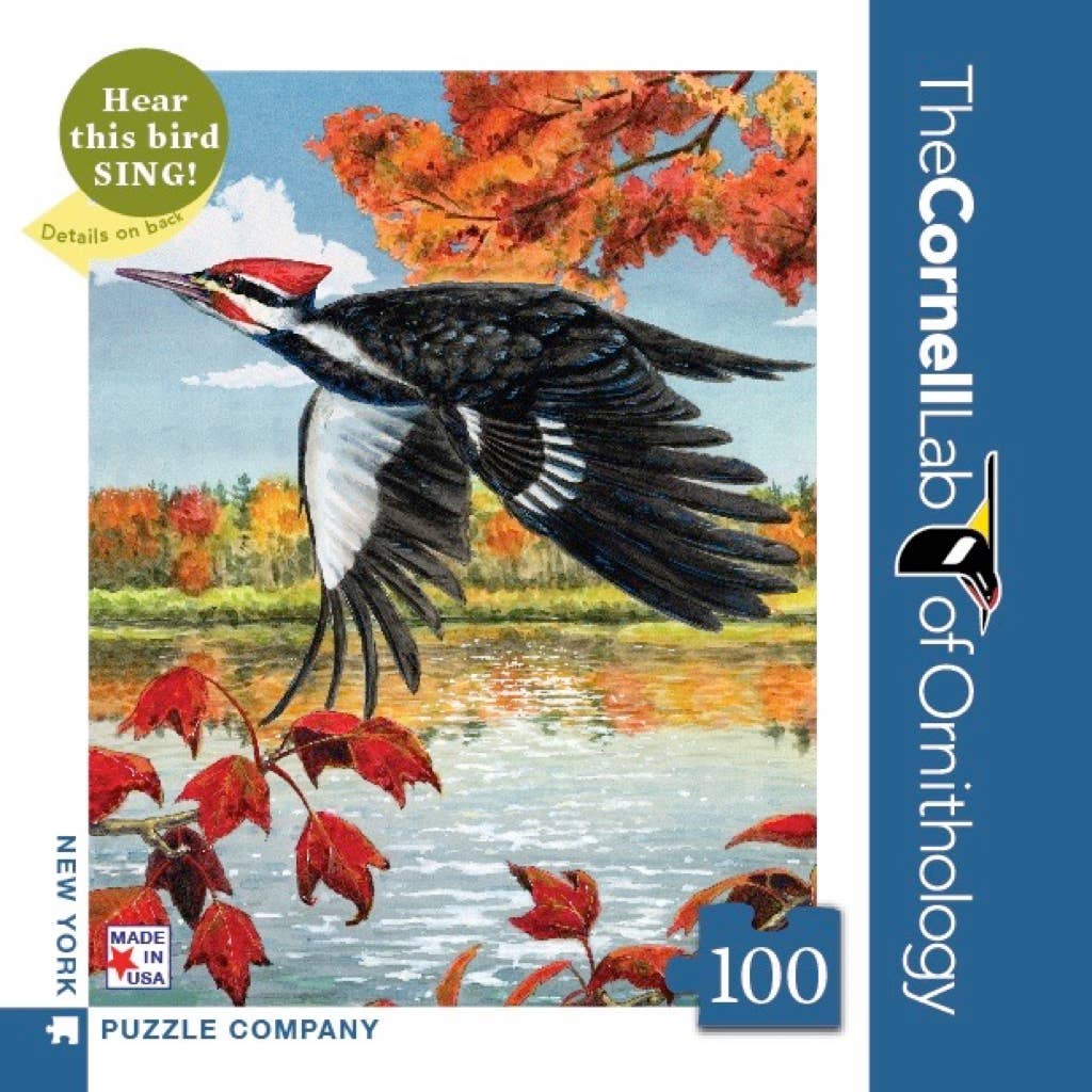 Pileated Woodpecker Mini 100 Piece Mini Puzzle