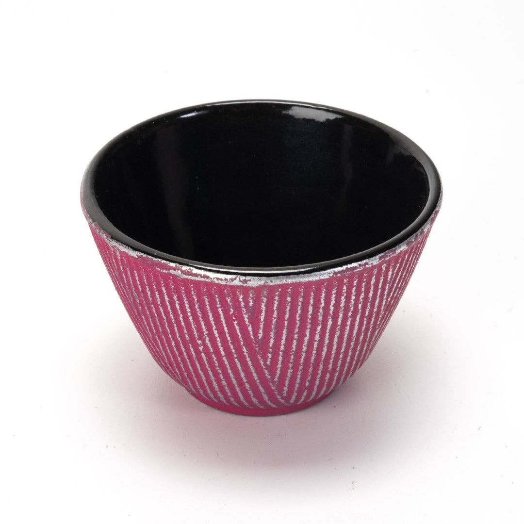 Magenta Cast Iron Tea Cup